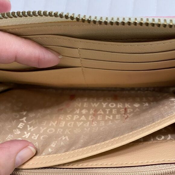 Kate Spade ZIP Around Multicolor Wallet - Picture 7 of 10